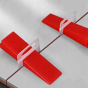 MOCNY ZESTAW SYSTEM POZIOMOWANIA PŁYTEK KLIPSY KLINY SZCZYPCE 2mm