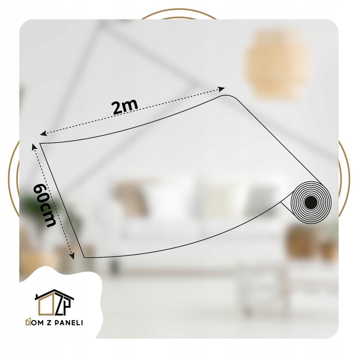 Okleina Meblowa Samoprzylepna Folia BIAŁA MAT na Meble Blat PCV DIY