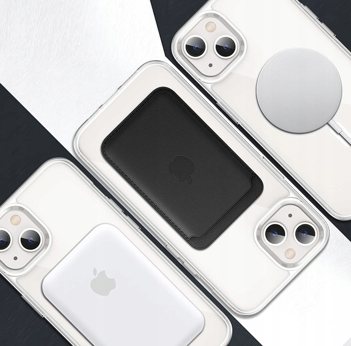 Etui Do iPhone 14 +Szkło 9H WZMACNIANE 360° do MAGSAFE CLEAR CASE