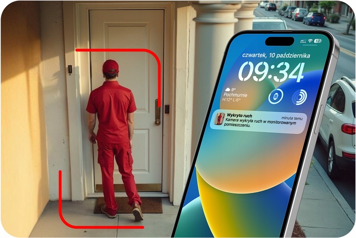 Kamera Zewnętrzna Obrotowa 2 OBIEKTYWY WIFI 2x3MPx LUXTORN ICS33DL-30V1 6MP