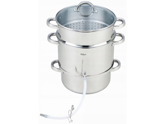 SOKOWNIK 8L GARNEK NA INDUKCJE / GAZ PAROWY ZE STALI NIERDZEWNEJ DO