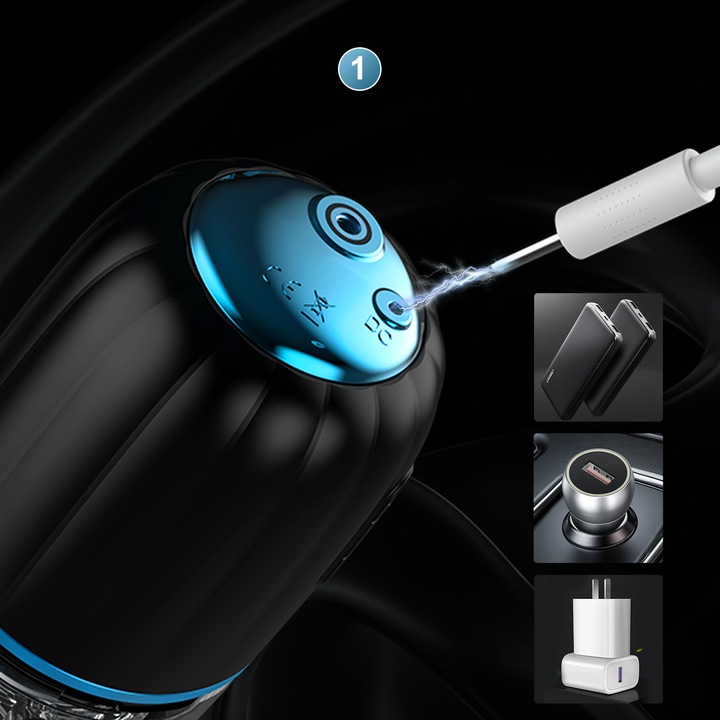 Automatyczny masturbator męski z 7 ruchami pchającymi i obrotowymi