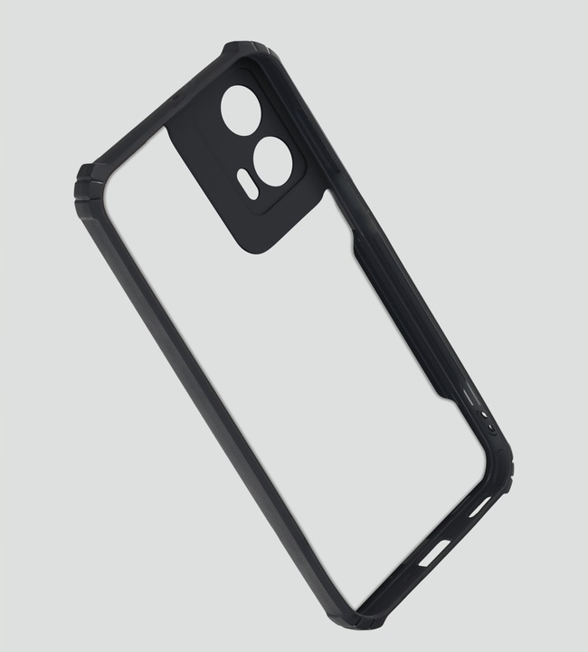 Etui do Motorola Moto G85 5G |Pancerne Przeźroczyste Silikonowe | 3x folia