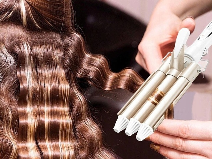 FALOWNICA DO WŁOSÓW FALE LOKÓWKA WIELOFUNKCUJNA KRĘCENIE WŁOSÓW