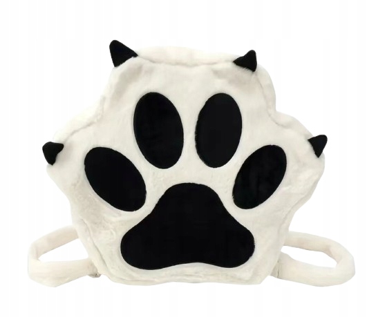 Plecak pluszowy kocia łapa