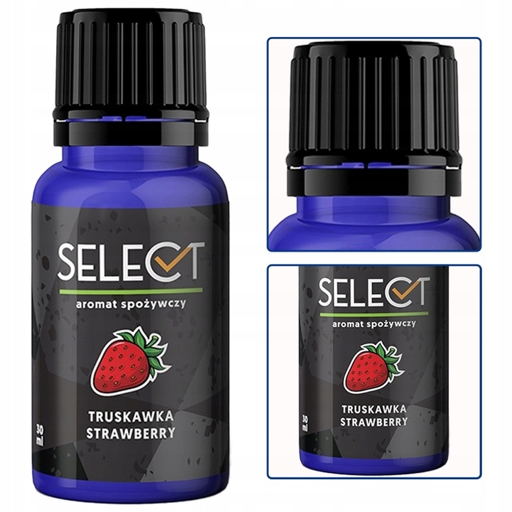 AROMAT SPOŻYWCZY DO CIAST NAPOJÓW SELECT - TRUSKAWKA 30 ML