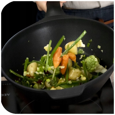 Patelnia Garnek do bigosu TEFAL 26 cm Pokrywka Indukcja