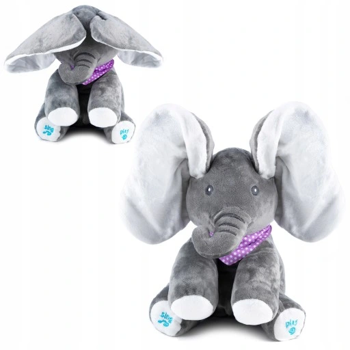 SŁOŃ PLUSZAK Peek-A-Boo ZABAWA W CHOWANEGO