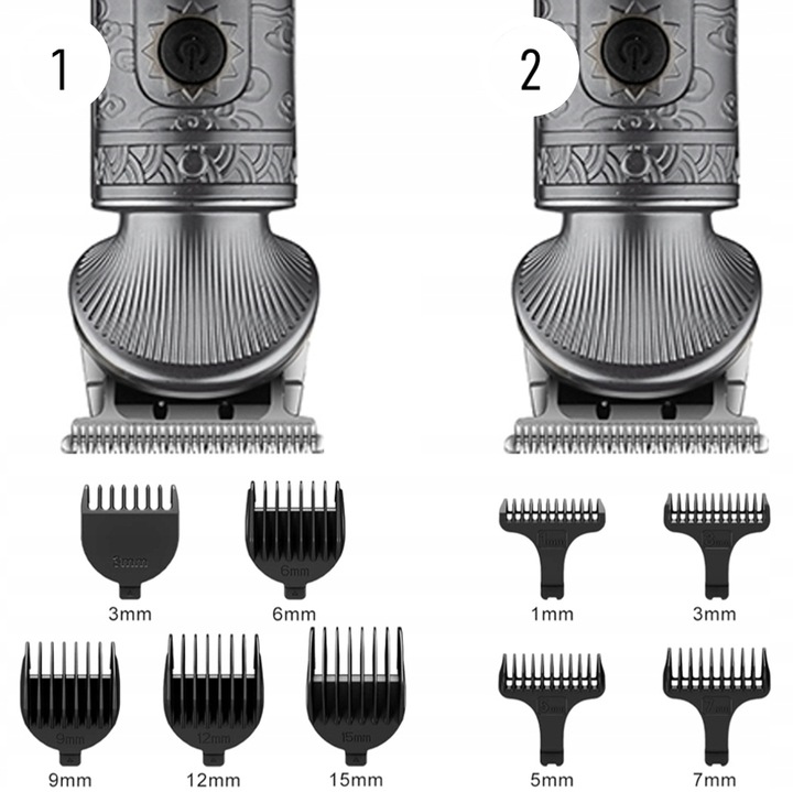 WIELOFUNKCYJNY TRYMER GOLARKA MASZYNKA DO STRZYŻENIA LCD XXL USB 16W1