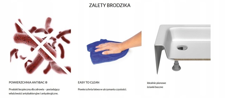 Schedpol Brodzik EKO 2.0 80x80x16 cm 3.320