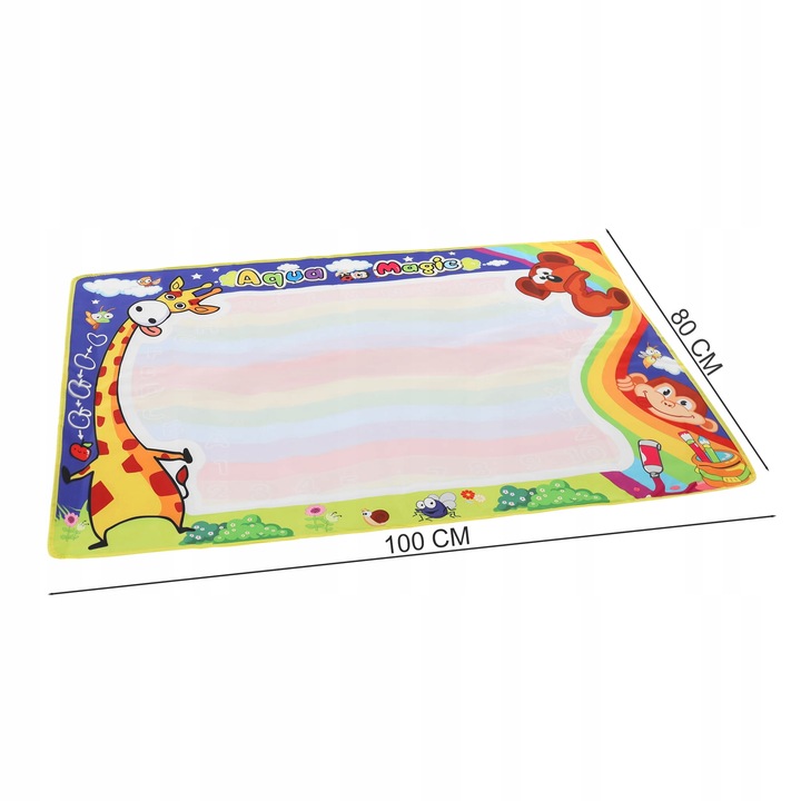 DUŻA MATA WODNA DO MALOWANIA PISAKAMI WODNYMI MATA 100x80 PIECZĄTKI PISAKI