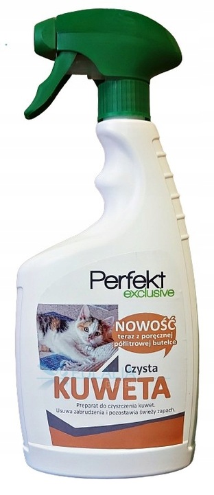 Czysta Kuweta płyn do mycia kuwet klatek posadzek