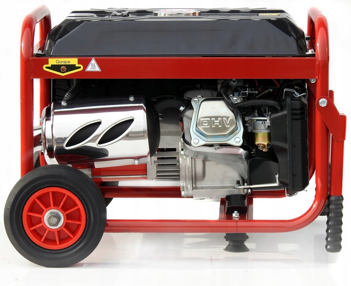 PROFESJONALNY AGREGAT PRĄDOTWÓRCZY 5,2kW KOŁA AVR+ MIEDZIANY STOJAN