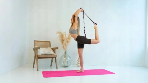 ZESTAW KOSTKI 2 SZT + PASEK DO JOGI WYTRZYMAŁY DO ĆWICZEŃ KOSTKA X2 FIT.ME