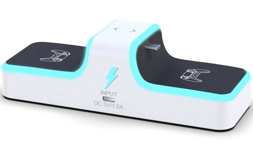 Ładowarka PS5 do Padów DualSense Stacja Dokująca Kontrolerów PODŚWIETLANA