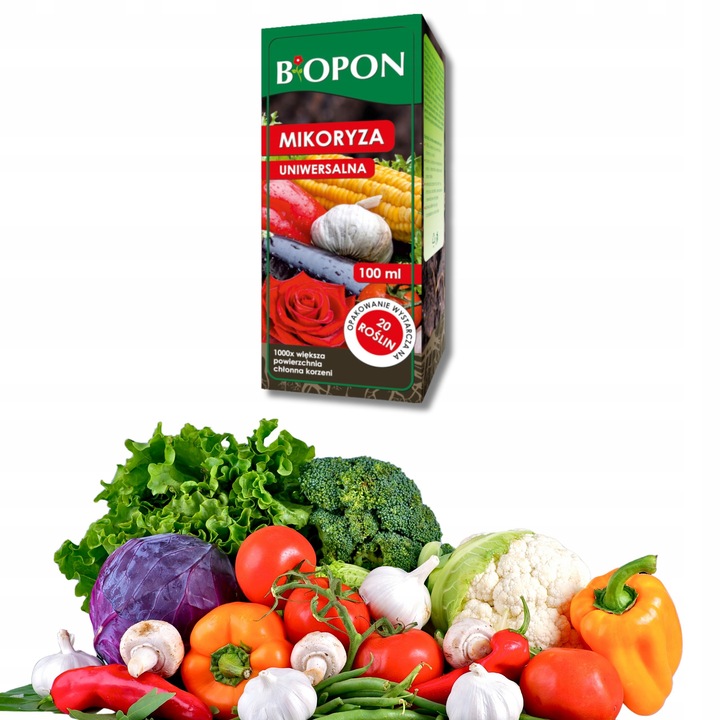 BIOPON MIKORYZA UNIWERSALNA WARZYWA KRZEWY DRZEWA ROŚLINY BALKONOWE