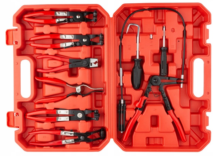 Szczypce do przewodów 9 elementów w walizce REDATS