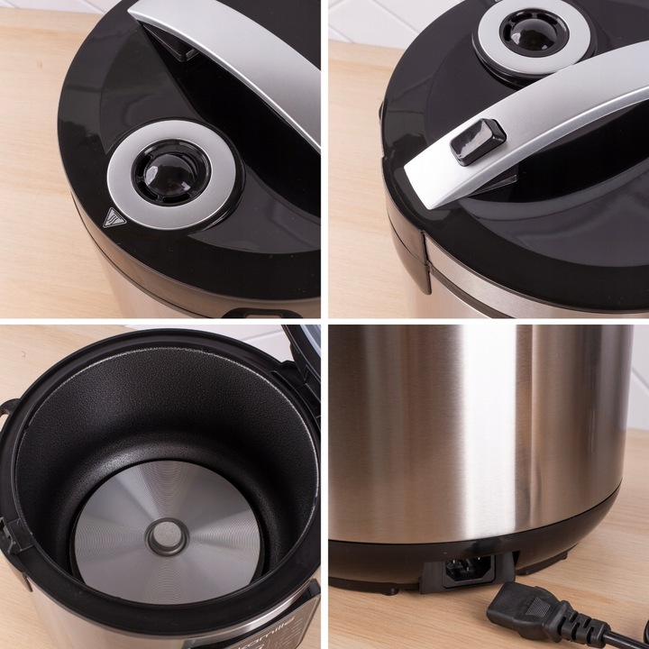 MULTICOOKER ELEKTRYCZNY GARNEKGARNEK SZYBKOWAR PAROWAR 13 PROGRAMÓW