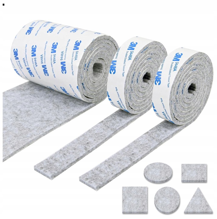 FILC SAMOPRZYLEPNY NA NOGI KRZESŁA wygłuszający nasadki wykładzina