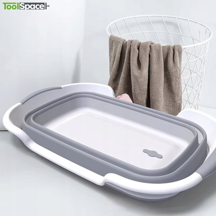 Miska składana miednica wanienka silikonowa duża turystyczna Z