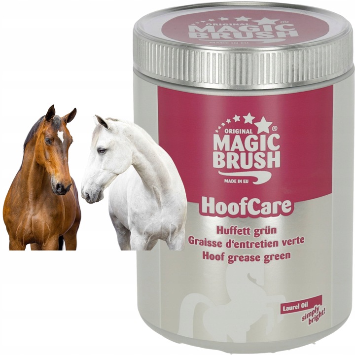 PASTA SMAR DO KOPYT Z OLEJEM ZIELONY MAGIC BRUSH 1 L suche pękające kopyta