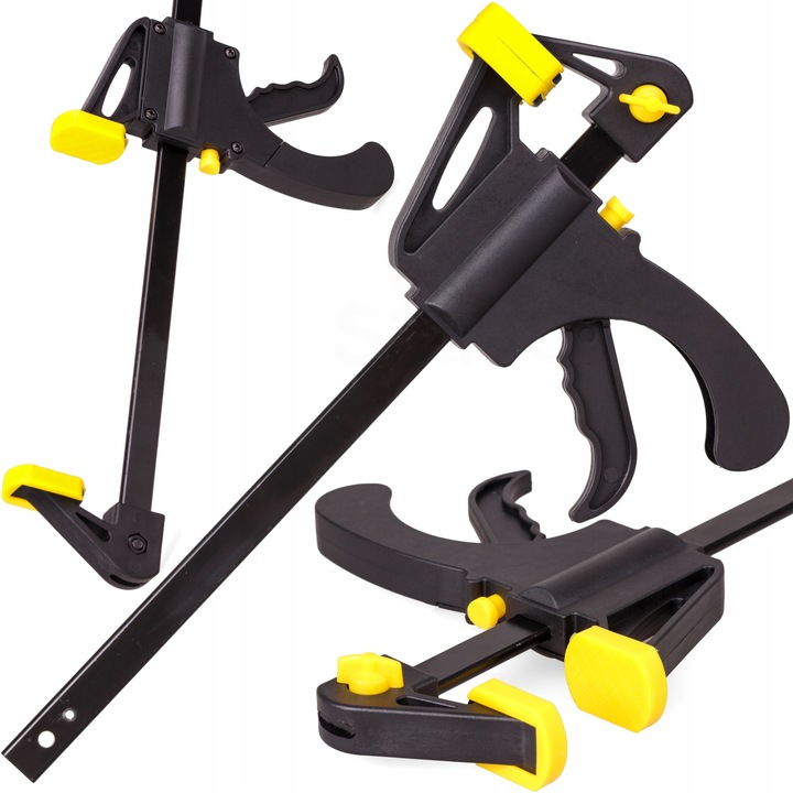 ŚCISK STOLARSKI ZACISK DZWIGNIOWY 300 mm SZYBKOZACISKOWY AUTOMATYCZNY