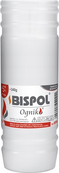Wkłady do zniczy parafinowe Bispol 5 dni wysokość 18 cm zgrzewka 18 szt
