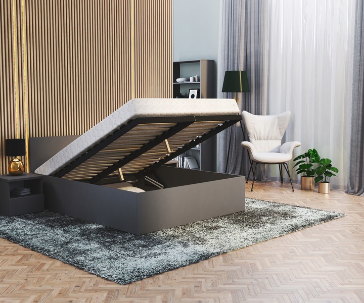 Łóżko 140x200 stelaż podnoszone PANAMA P