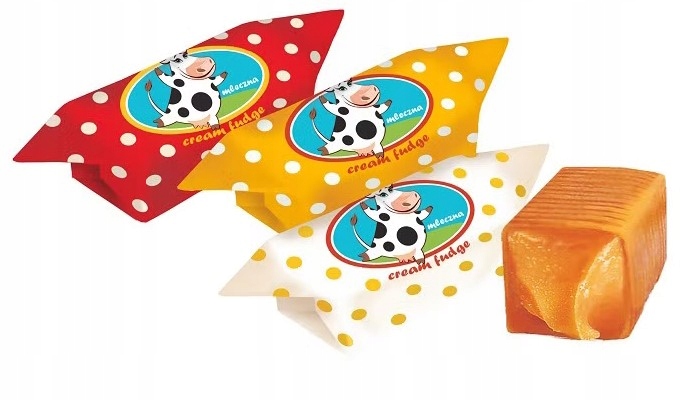 Solidarność Krówka Mleczna Cukierki Krówki Mleczne 1000g 1kg