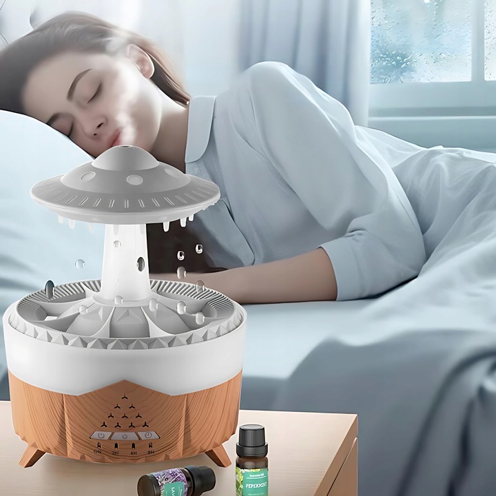 Nawilżacz Powietrza DYFUZOR olejków eterycznych AROMATYZER Grzybek