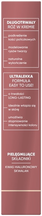 AA WINGS OF COLOR Róż w kremie 02 Dirty Pink 15 ml