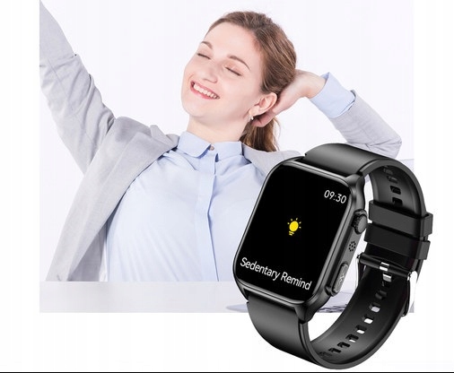 SMARTWATCH Z FUNKCJĄ POMIARU CUKRU GLUKOZA TK12 CIŚNIENIE MENU Polski WATCH