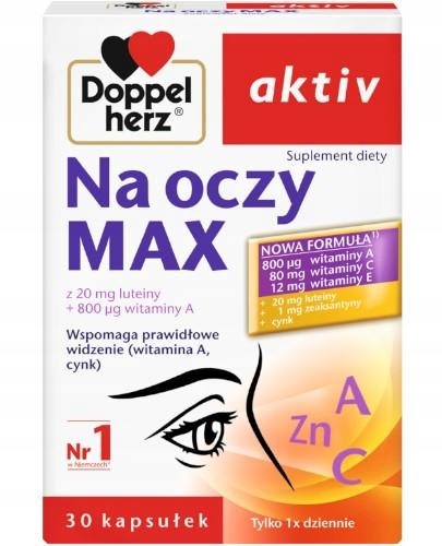 DoppelHerz Aktiv Na oczy MAX 30 kapsułek