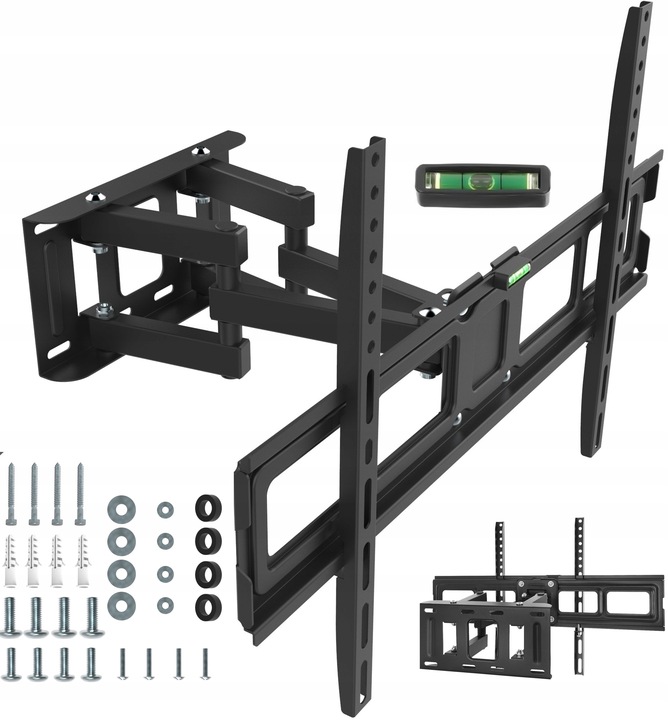 EXTRA MOCNY OBROTOWY UCHWYT na TELEWIZOR WIESZAK TV 32-80 cali