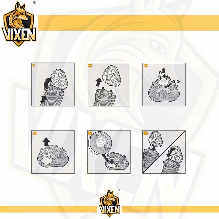 GOLARKA GŁOWICE OSTRZA NOŻE do PHILIPS COMFORTCUT 1000 3000 SH30