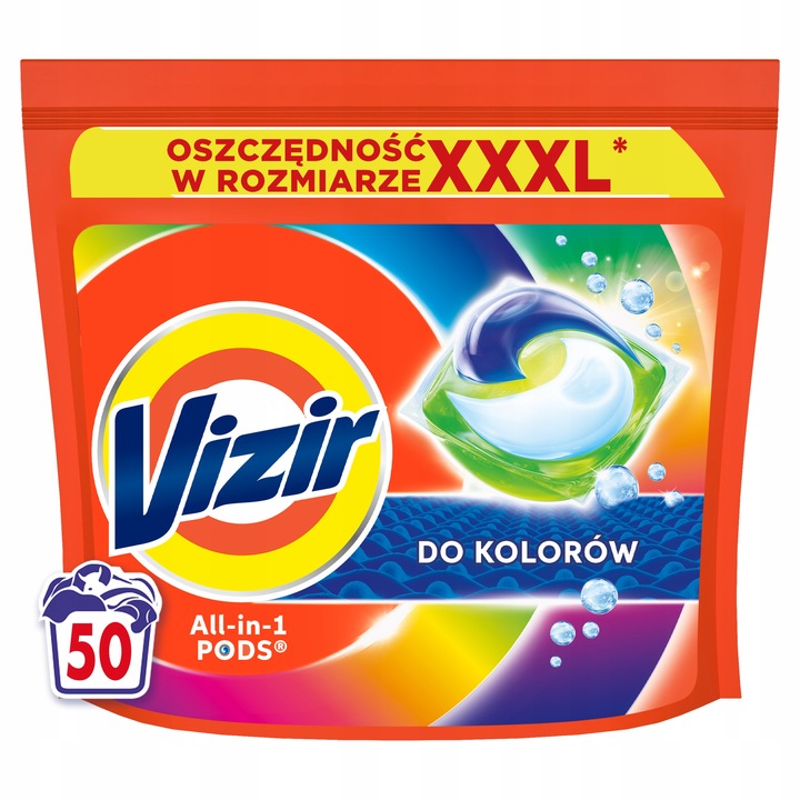 Vizir Kapsułki do Prania Color 50 szt.