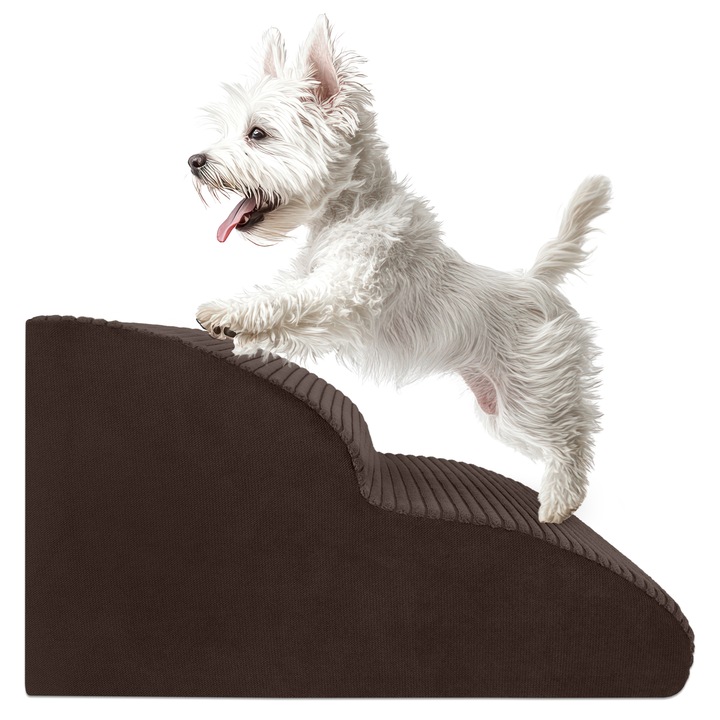 SCHODKI DLA PSA DO WCHODZENIA PODEST 2 STOPNIE 30 CM ŁAGODNE STABILNE