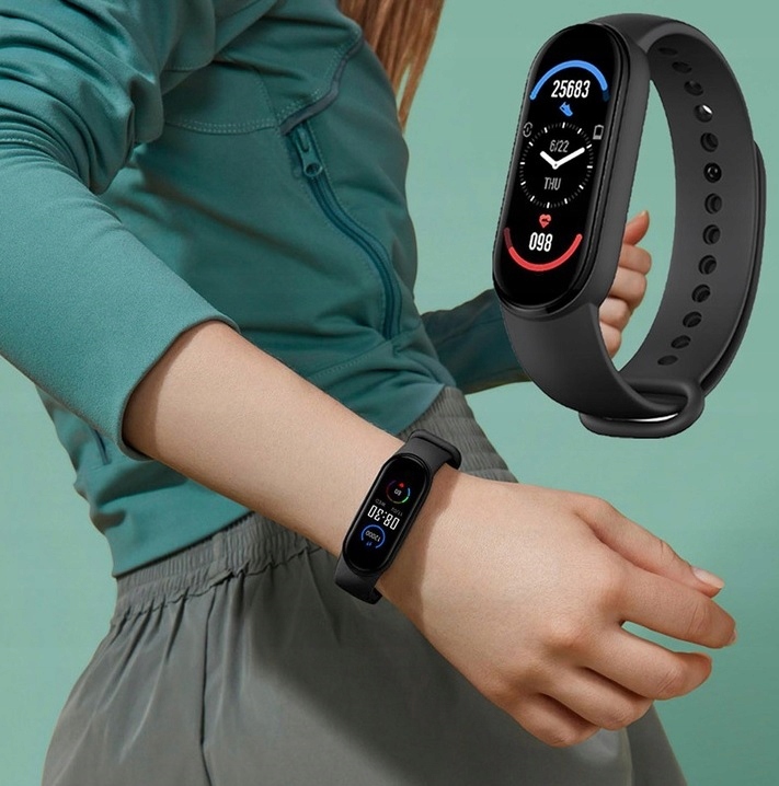 SMARTBAND M6 ZEGAREK SMARTWATCH DAMSKI MĘSKI DLA DZIECI BAND OPASKA SPORT