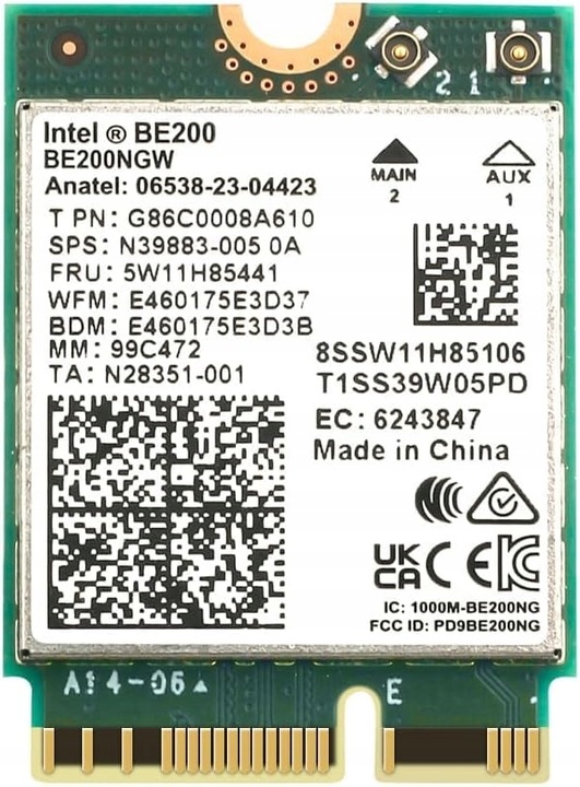 KARTA WI-FI 7 INTEL BE200.NGWG.NV no vPro z BT 5.4