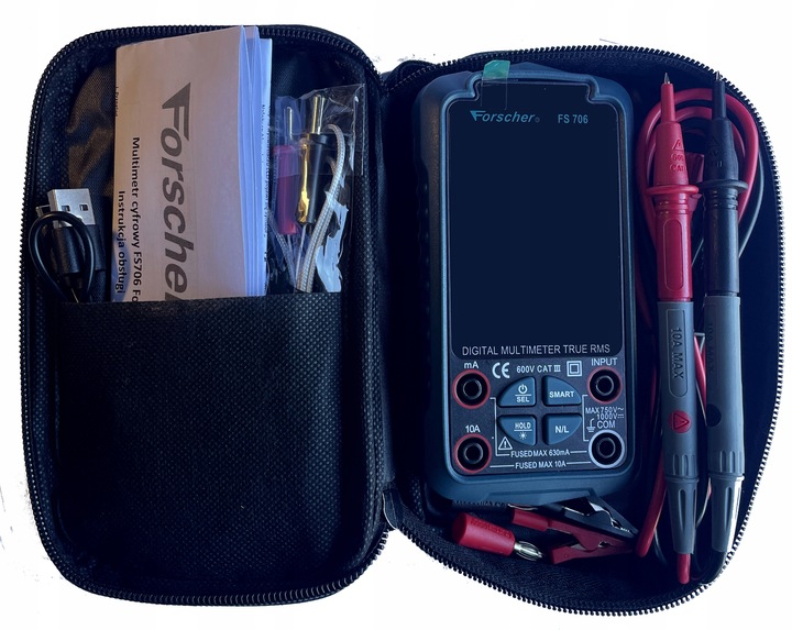 Miernik Uniwersalny True Rms Inteligentny - Automat FORSCHER 706
