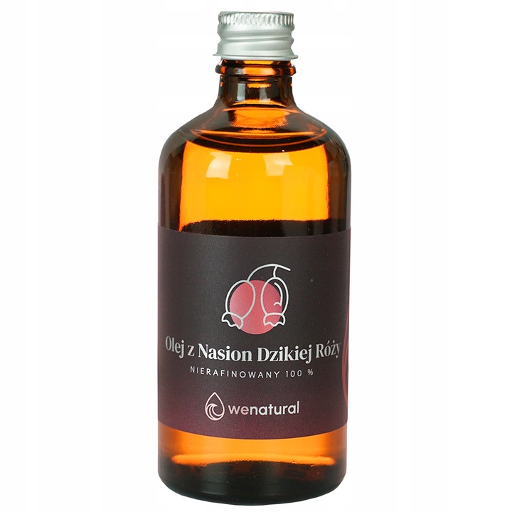 Olej z Dzikiej Róży 100ml Wenatural - na trądzik przebarwienia