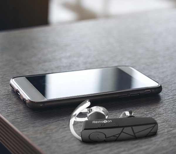 SŁUCHAWKA BLUETOOTH ZESTAW SŁUCHAWKOWY REINSTON ESB006X BLUETOOTH 5.2 USB-C