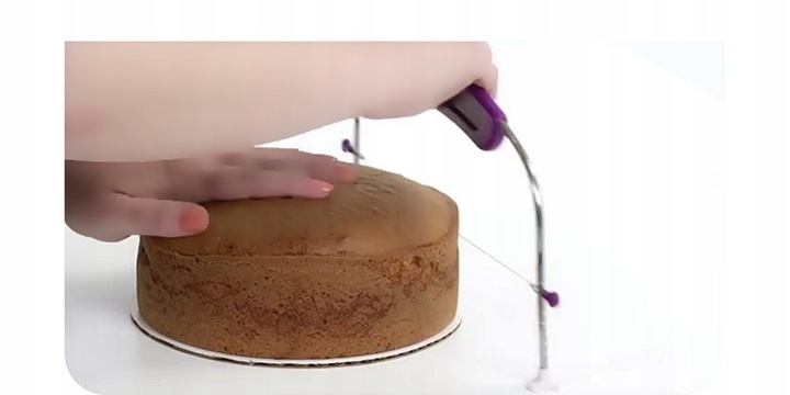 NÓŻ STRUNOWY DO CIĘCIA biszkoptu DEKORATOR DO CIAST tort STRUNA