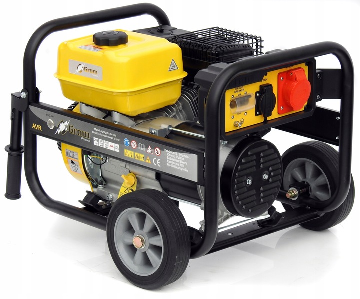 PROFESJONALNY AGREGAT PRĄDOTWÓRCZY 5,2kw generator AVR MIEDŹ STOJAN