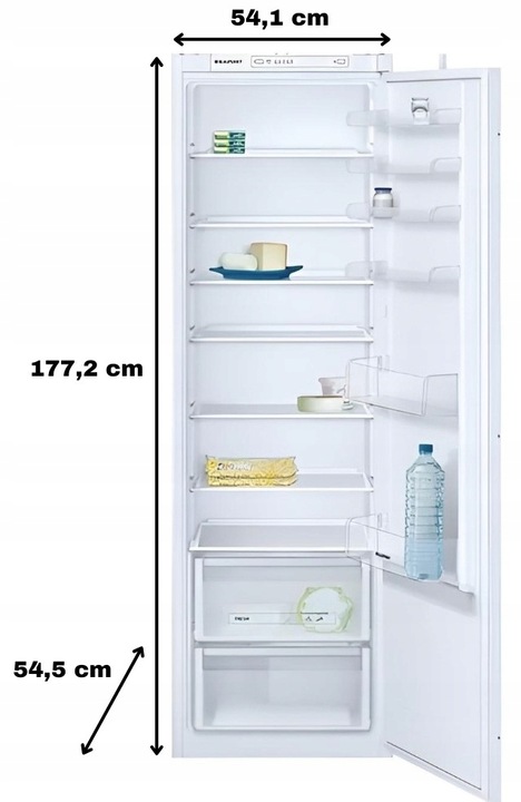 Lodówka do Zabudowy Blaupunkt 5CL280FF0 Chłodziarka 319 L 177.5 x 56