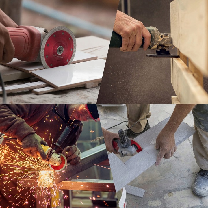 2x TARCZA DIAMENTOWA DO CIĘCIA GRESU PŁYTEK 125MM CERAMIKI BETONU SPIEKU