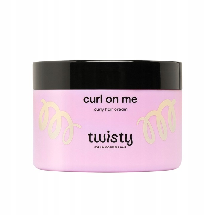 KREM do WŁOSÓW KRĘCONYCH układania loków WZMOCNIENIE WYDOBYWA SKRĘT