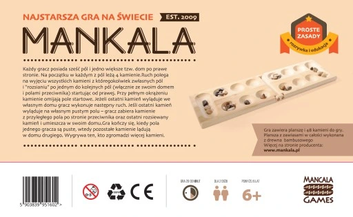 MANKALA - GRA LOGICZNA, MANCALA, KALAHA