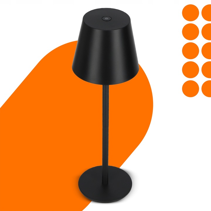 Lampka Na Biurko Biurkowa LED Dotyk Akumulatorowa Ściemniacz 3 Barwy