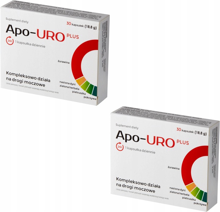 Apo-URO Plus Wsparcie Dróg Moczowych 30 Kapsułek
